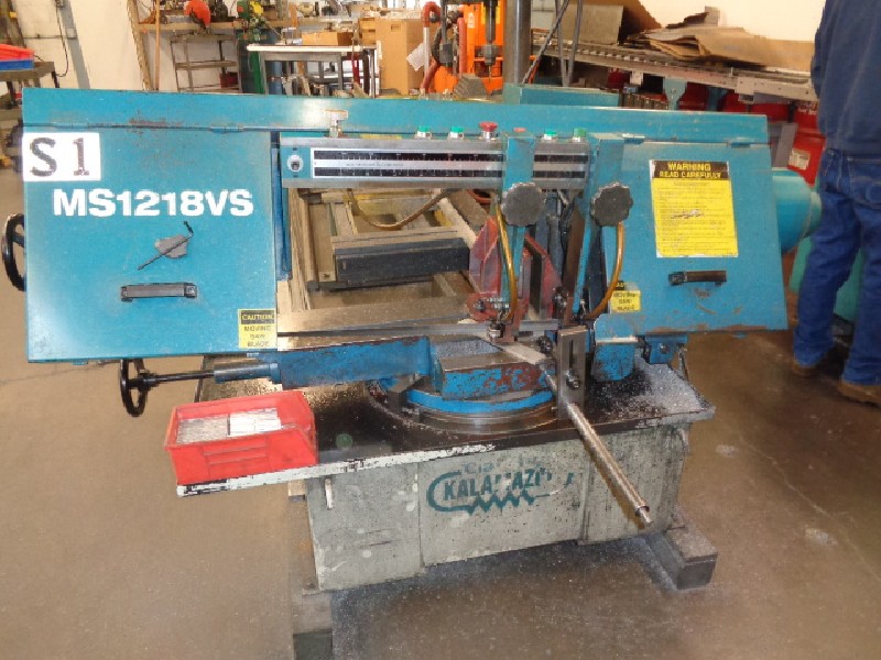 Saws Clausing Kalamazoo MS1218SV Semi Automatic Horizontal Band Saw